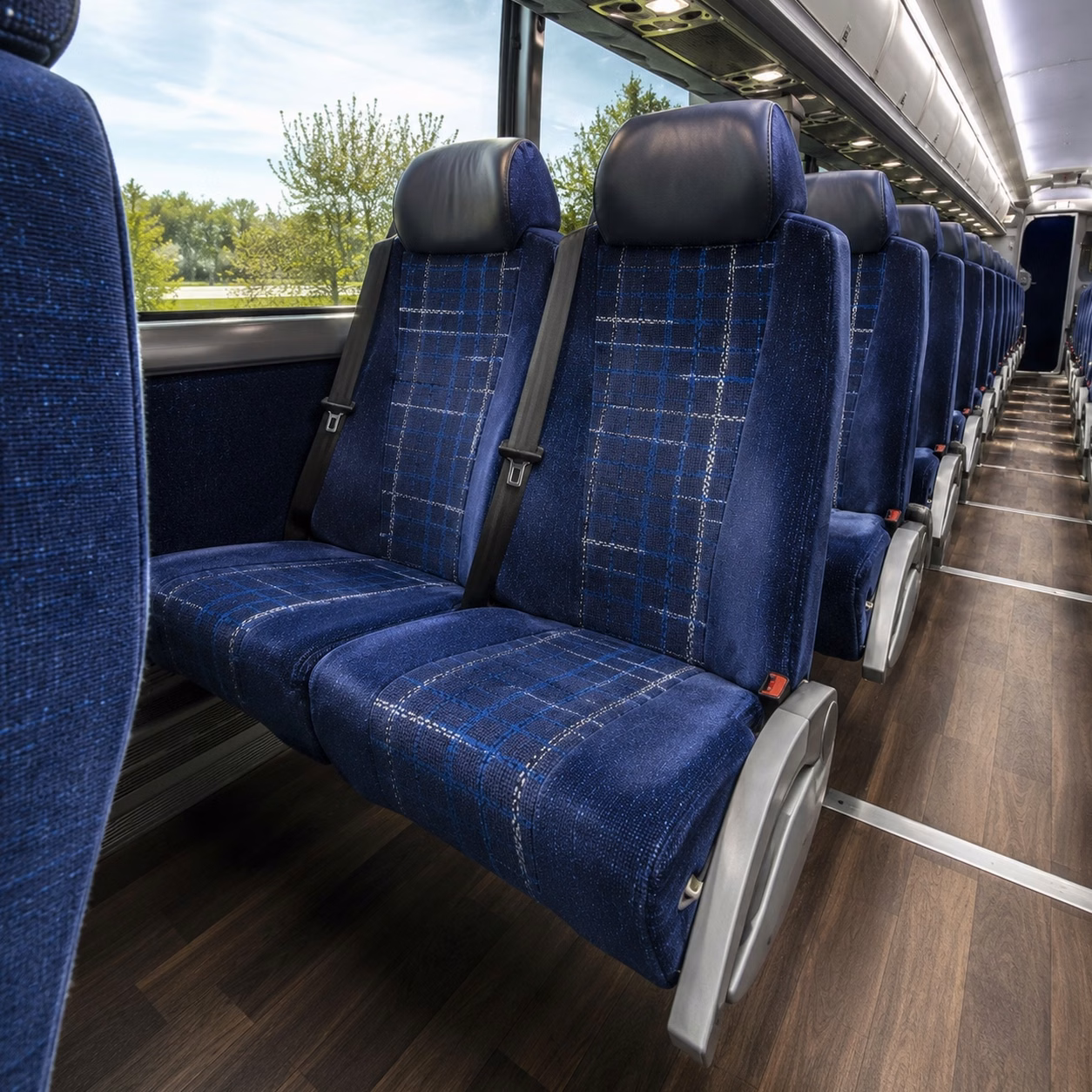 bradenton charter bus interior