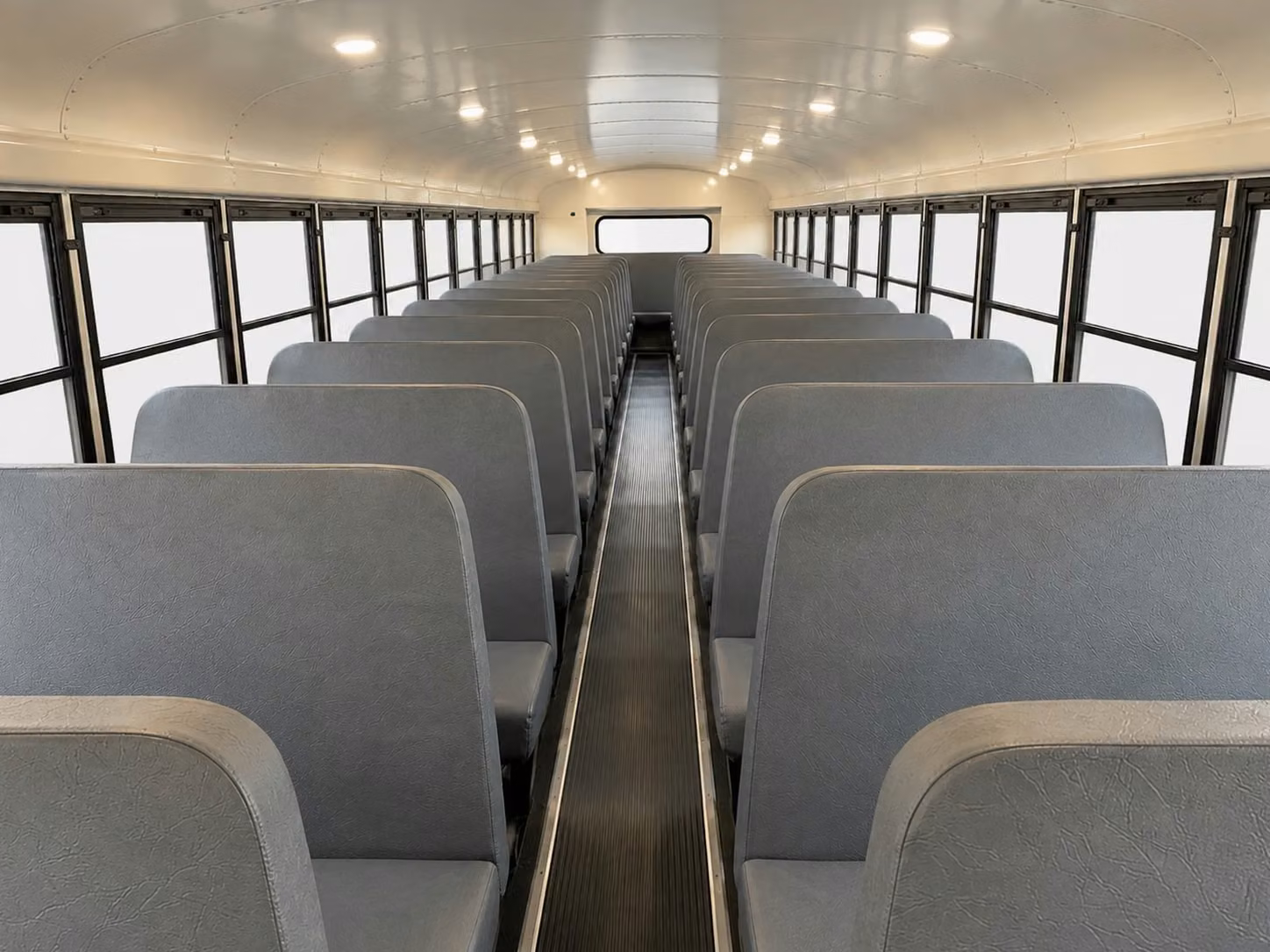 school bus interior